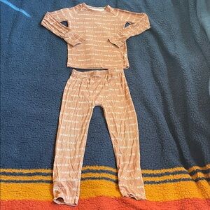 Joss + J x Britt Horton Cozy Tan Kids Pajama Set